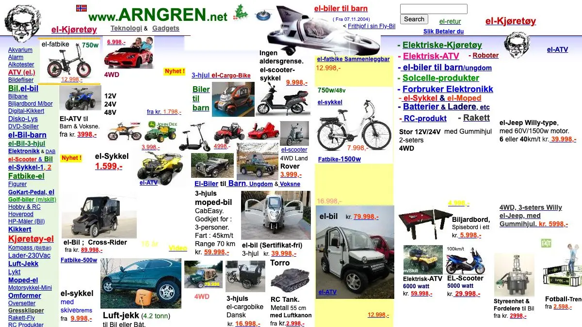 Screenshot of Arngren