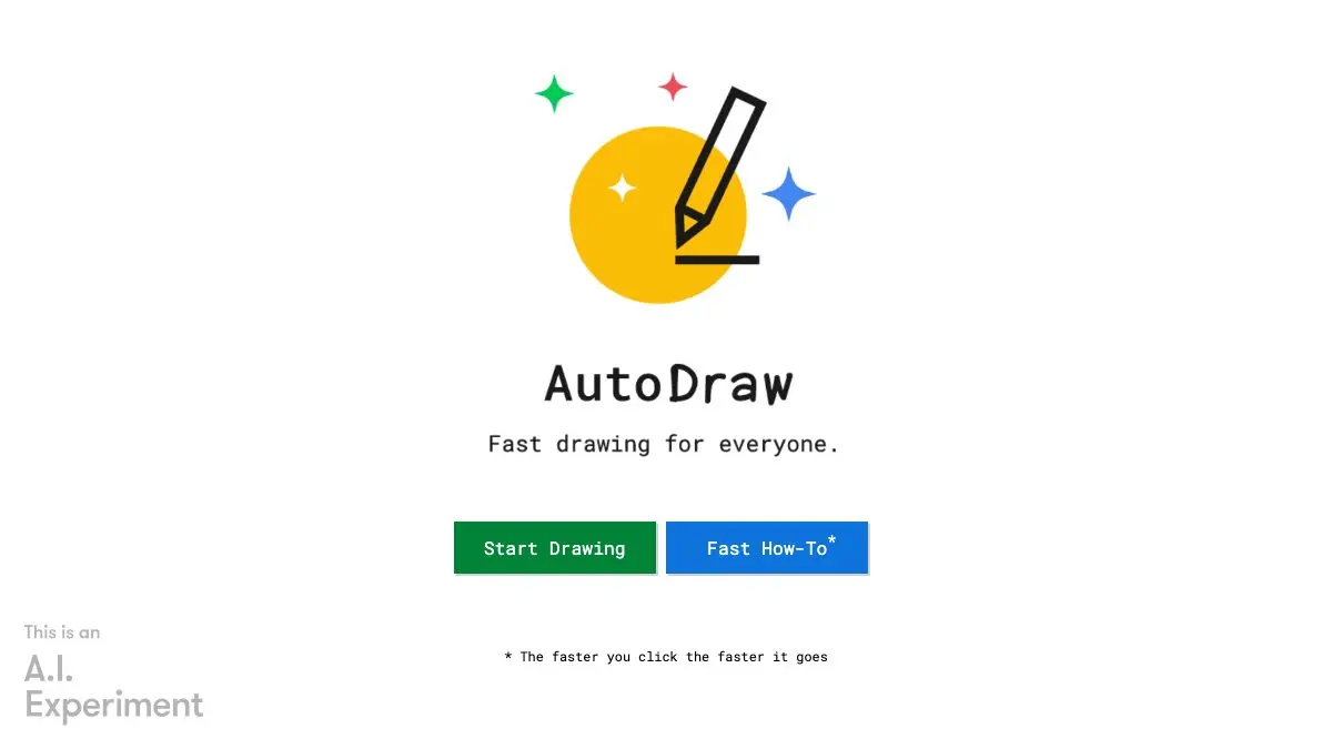Screenshot of AutoDraw