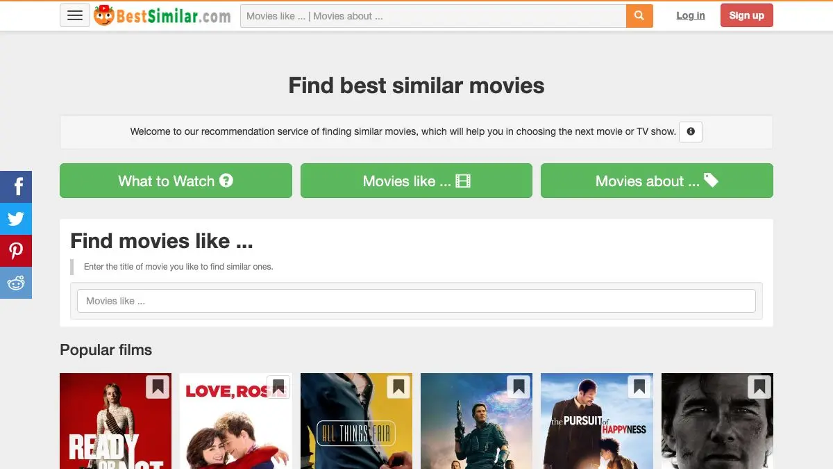 Screenshot of BestSimilar