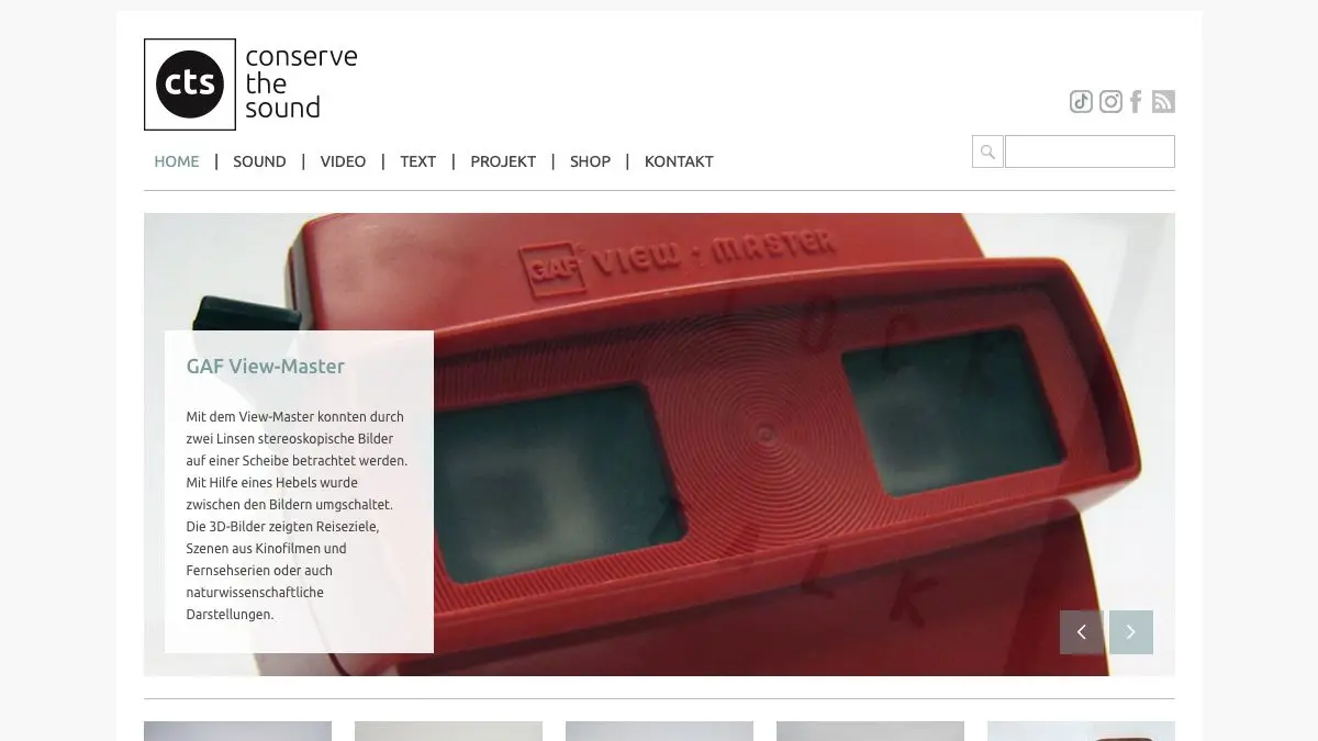 Screenshot of Conserve the Sound