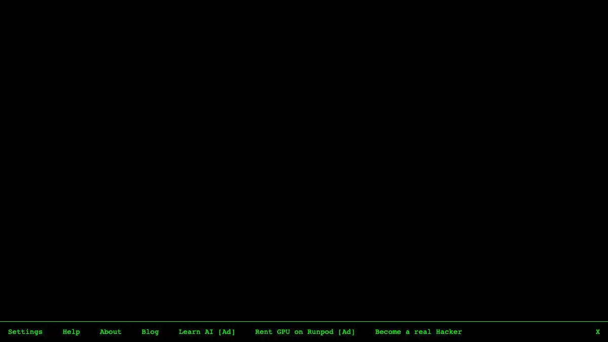 Screenshot of Hacker Typer