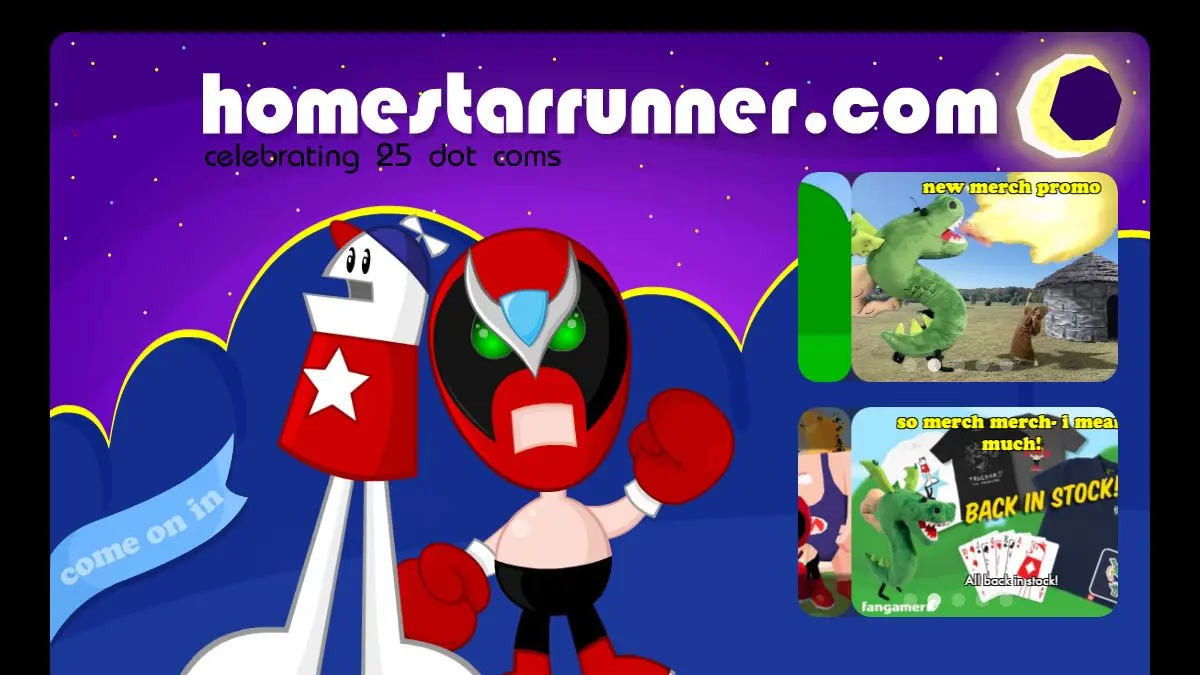 Screenshot of Homestar Runner