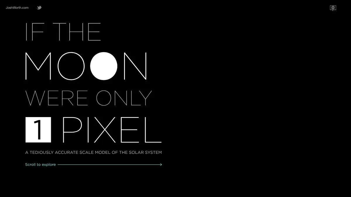 Screenshot of If the Moon Were Only 1 Pixel