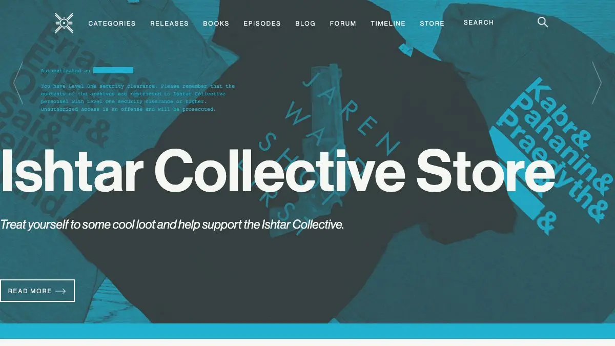 Screenshot of Ishtar Collective