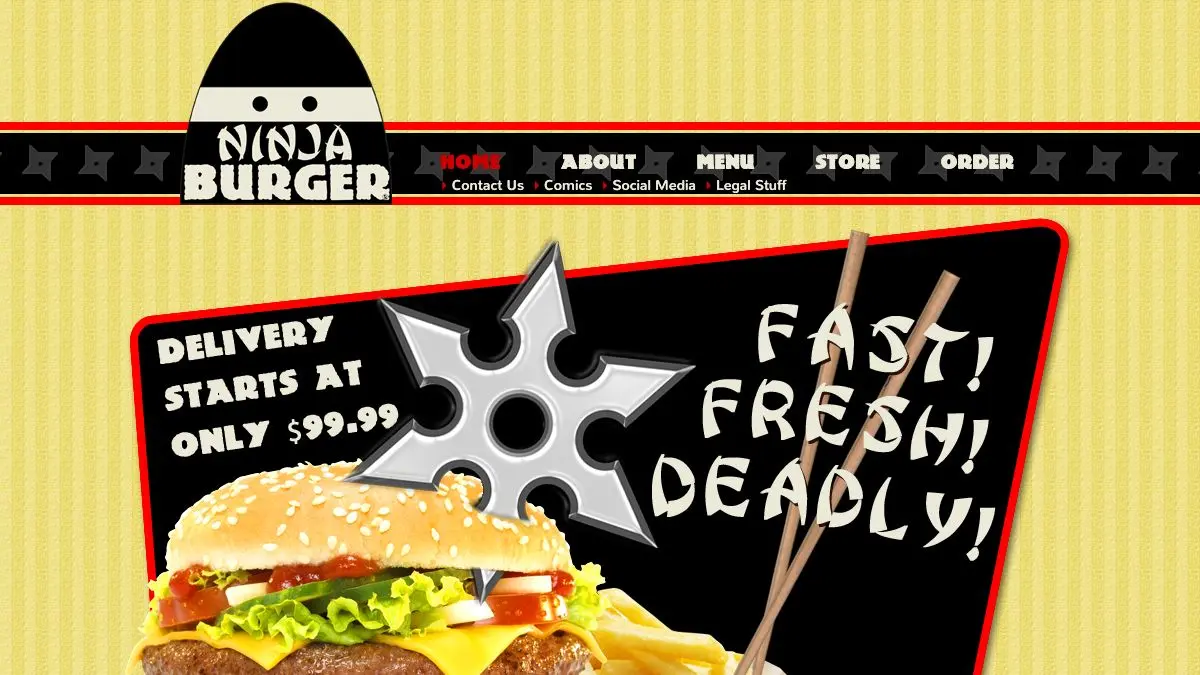 Screenshot of Ninja Burger