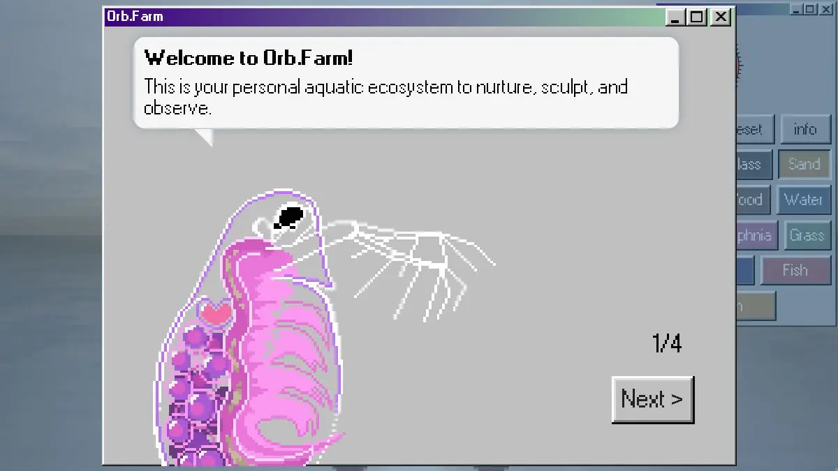 Screenshot of Orb Farm