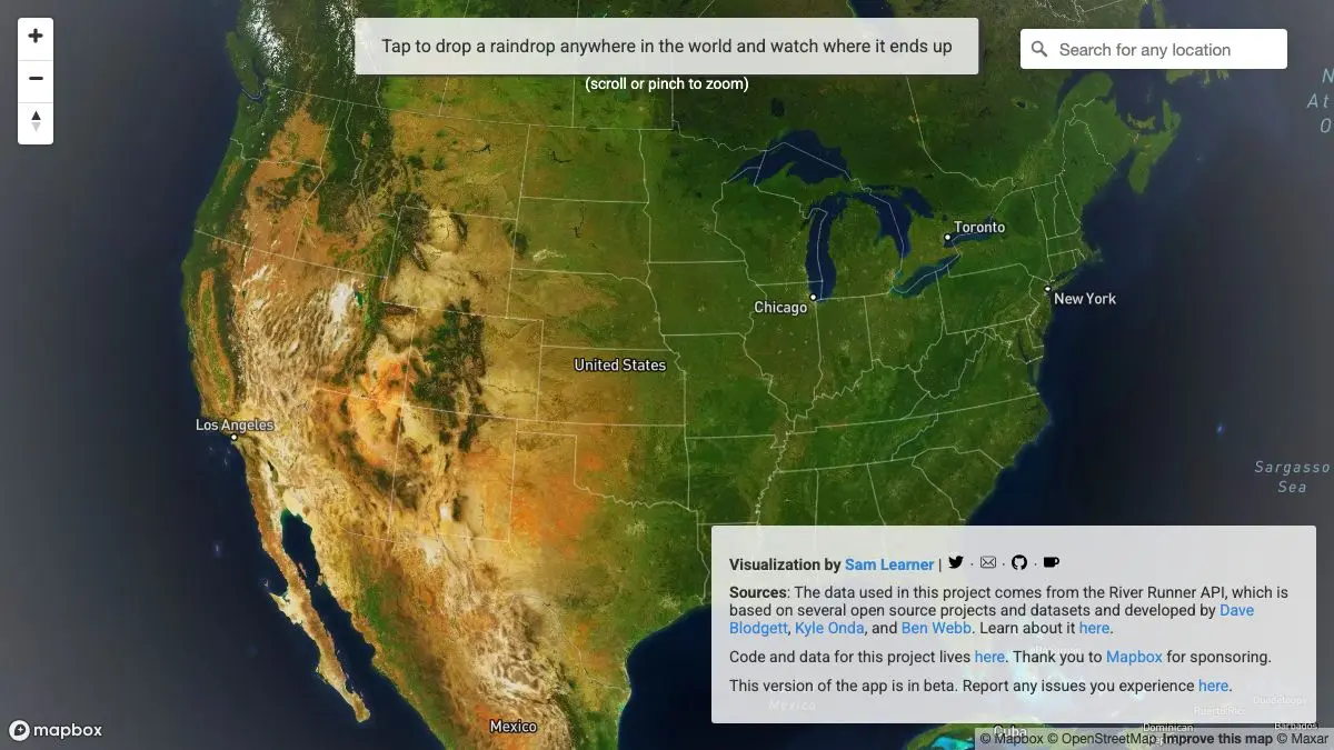 Screenshot of River Runner