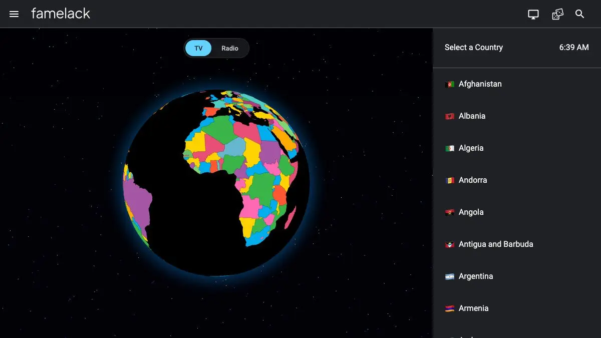 Screenshot of TV Garden